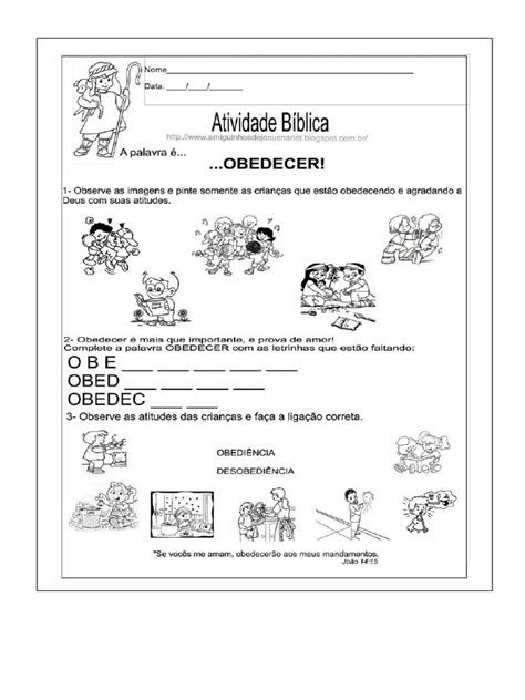 Atividades Sobre Obediencia A Deus - Atividades-sobre-Obediencia-Imagem-Amiguinhos-de-Jesus-na-Net - JPG 860 ...