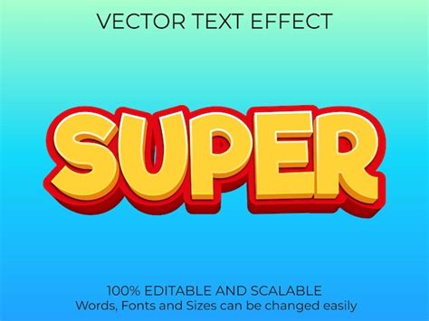 Efecto De Texto Editable Vector Premium