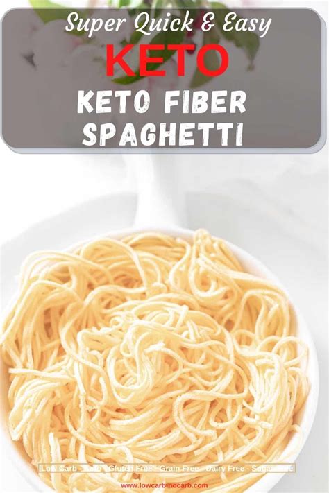 How To Make Homemade Keto Spaghetti Low Carb No Carb