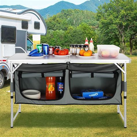 Enjoy The Great Outdoors With The Vevor Camping Kitchen Table Vevor Blog