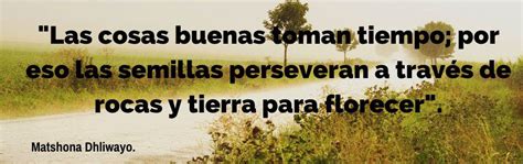 50 Frases De Reflexión Sobre Las Cosas Buenas Toman Tiempo Expande Tu