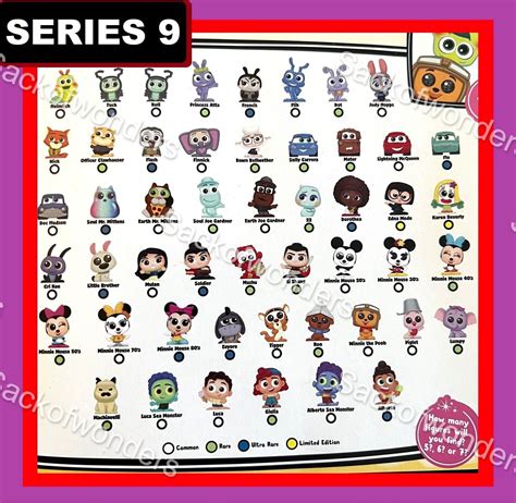 NEWEST DISNEY DOORABLES SERIES 9 Mini Figures Collectable Princess