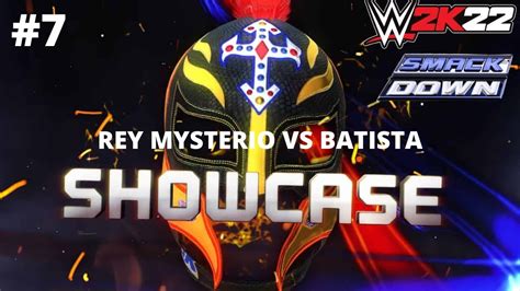 Wwe K Showcase Mode Wwe Part Rey Mysterio Vs Batista Youtube