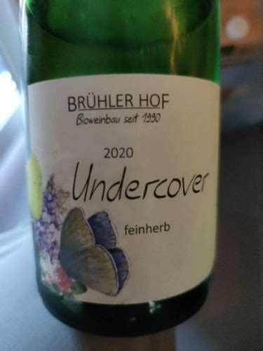 Br Hler Hof Undercover Feinherb Vivino Us