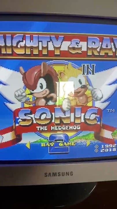 Mighty E Ray In Sonic 2 Youtube