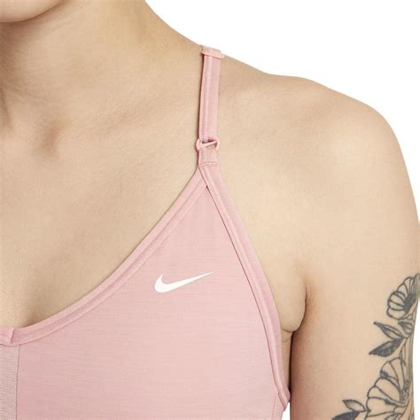 Nike Dri Fit Indy V Neck Bra Kadın Pembe Antrenman Sporcu Sütyeni Cz4456 630 Sportive