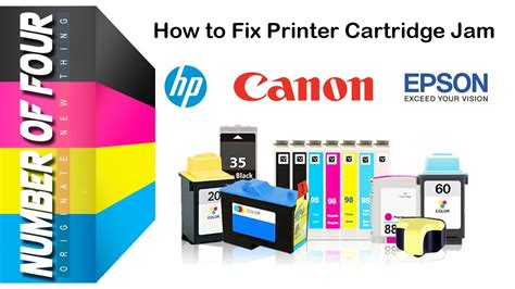 How To Fix A Printer Cartridge Jam Youtube