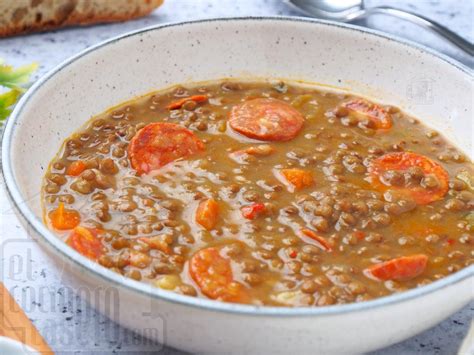 Lentejas Con Chorizo El Cocinero Casero De Cuchara