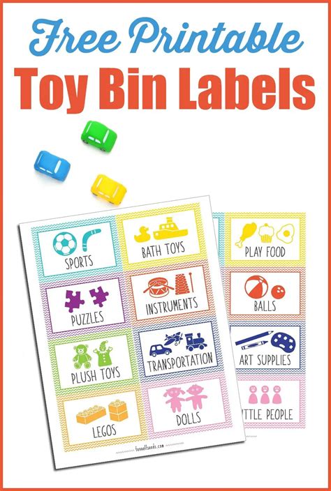 Printable Toy Bin Labels That Are Cute And Free