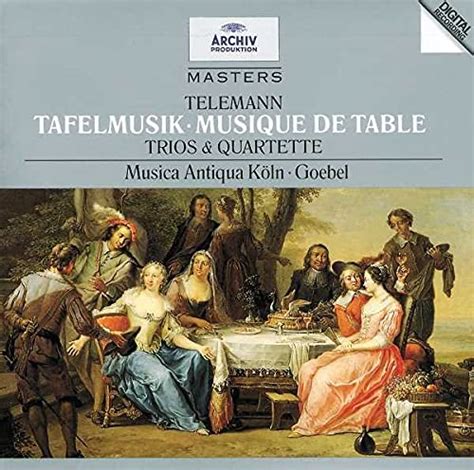 Telemann Tafelmusik Musica Antiqua K Ln Amazon Es Cds Y Vinilos