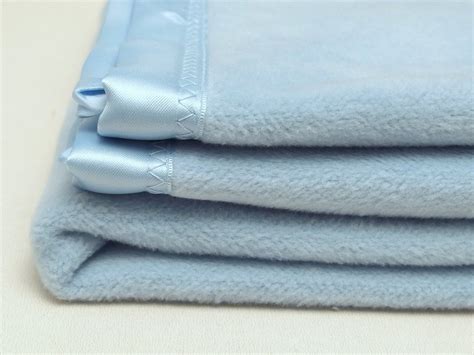 Baby Blanket Blue Cotton Fleece Baby Blanket Soft Boys Blanket Etsy