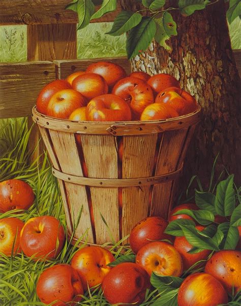 Basket Of Apples Painting At Paintingvalley Explore Collection Of