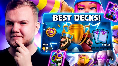 BEST DECKS FOR DOUBLE EVOLUTION TOURNAMENT IN CLASH ROYALE YouTube