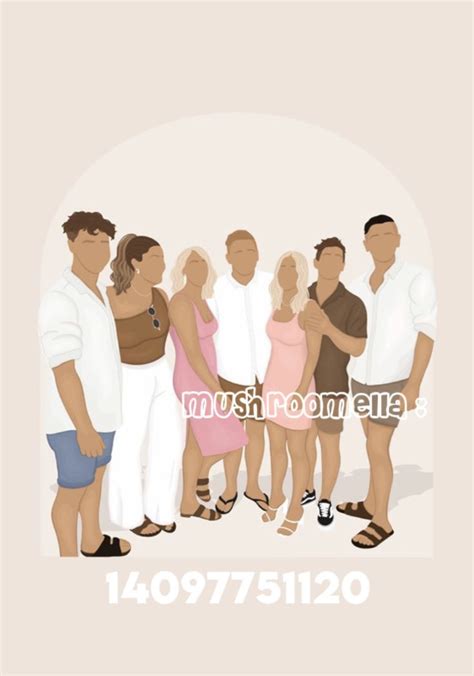 Roblox Family Decal | Family illustration, Family decals, Custom ...