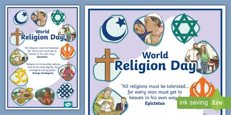 Ks2 World Religion Day Quotes Poster To Look At Twinkl