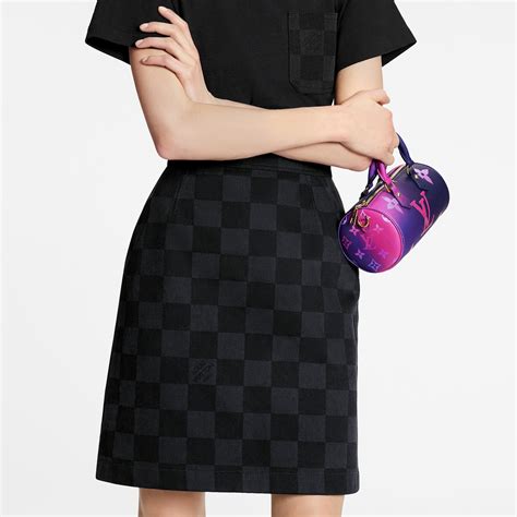 Damier Graphite Denim Pencil Skirt Women Ready To Wear Louis