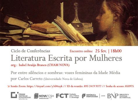 Conferência Online Ciclo Literatura Escrita Por Mulheres Por Entre