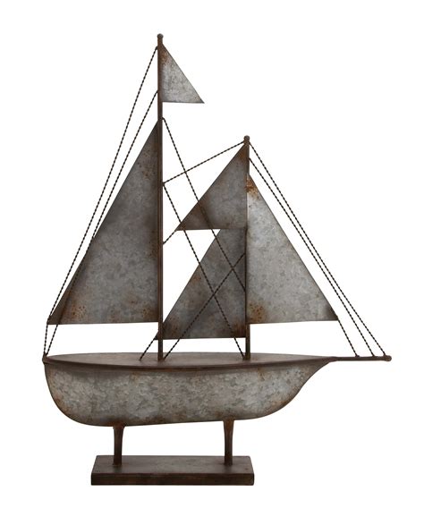 Contemporary Styled Metal Sailboat Furniture Home Decor Wall Decor Rugs Lamps Lighting