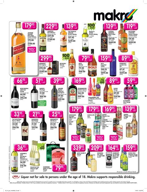 Makro Liquor Catalogue 22 Jul 28 Jul 2014 —za