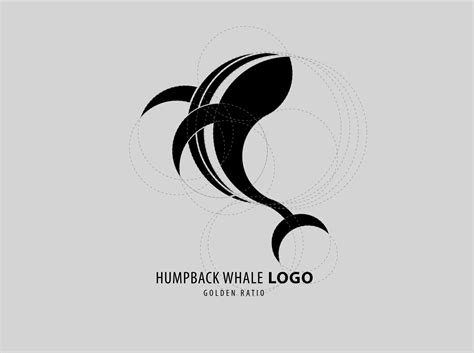 Dribbble Humpback Whale Logo Golden Ratio By Hakim Juda