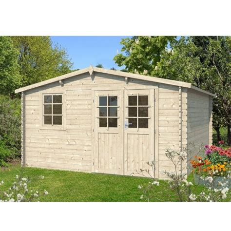 EDEN PARTENAIRE JARDIN Abri De Jardin Jasmin XXL En Bois Naturel Sans