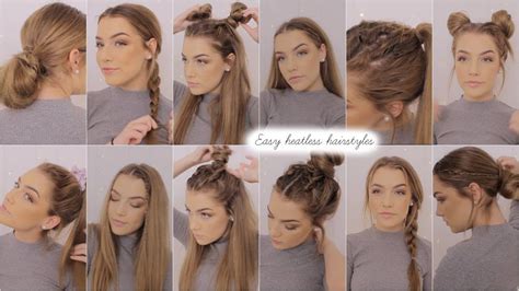 7 Great Cute Heatless Hairstyles For Medium Hair