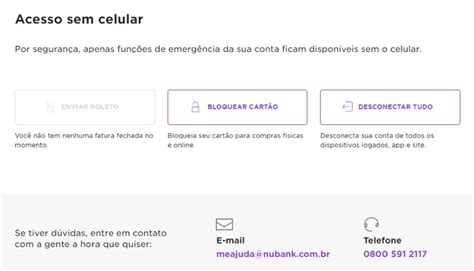 Como bloquear o Cartão Nubank sem o celular Seja Geek