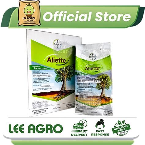 Aliette Bayer Fosetyl Aluminium 800linotyl Racun Kulat Fungicide Durian Alietekanker Akar