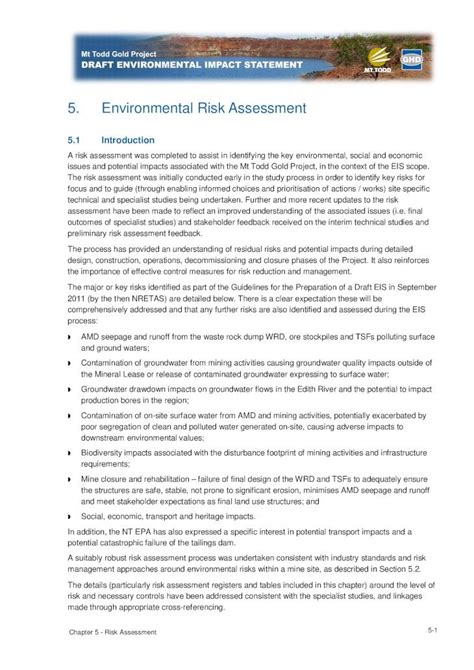 PDF 5 Environmental Risk Assessment5 Environmental Risk Assessment