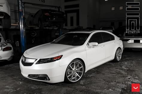 Clean Acura TL on Vossen VFS1 Custom Rims | CARiD.com Gallery