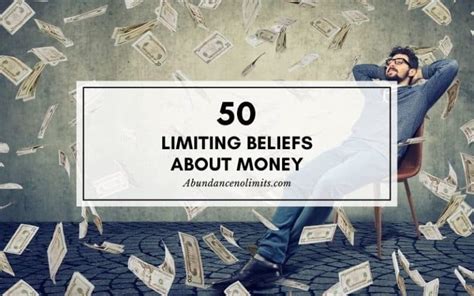 50 Limiting Beliefs About Money