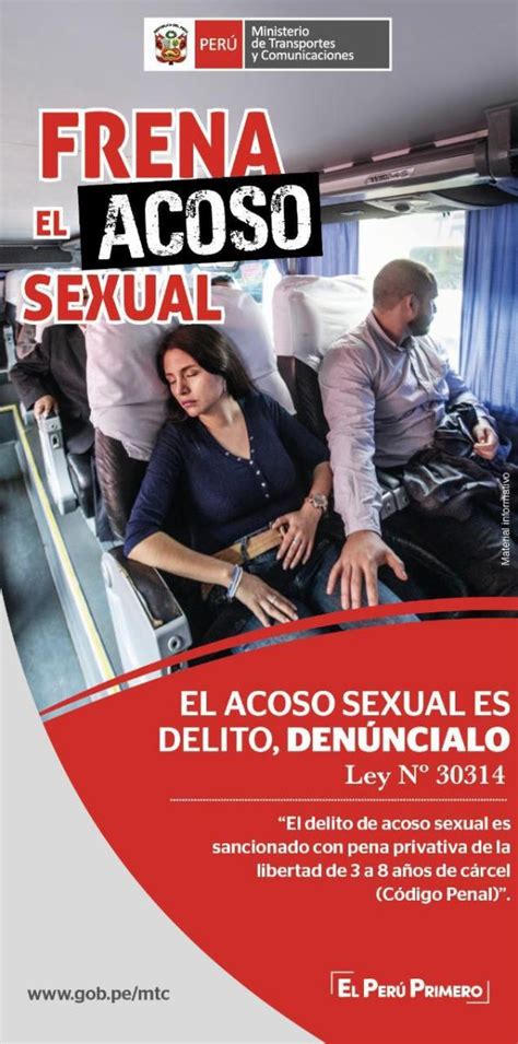 Acoso Sexual Es Combatido En Transporte Público Interprovincial Tvperú