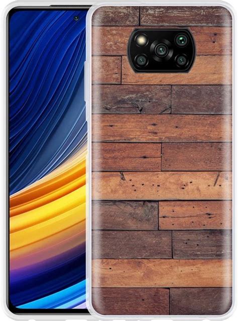 Xiaomi Poco X3 Pro Hoesje Houten Planken Designed By Cazy Bol