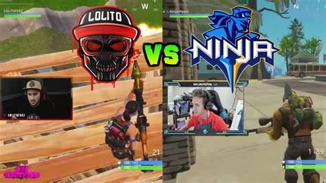 LOLiTO FDEZ VS NINJA LAS MEJORES JUGADAS DE LOS MÁS PROS EN FORTNITE