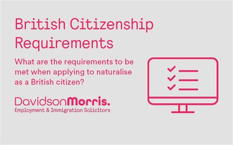 Learn More About British Citizenship Requirements Cambridge Network