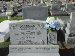 Ronny James Alleman Inconnu M Morial Find A Grave