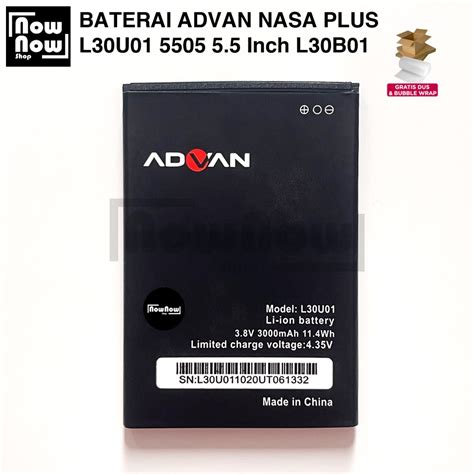 Jual Baterai Advan Nasa Plus L U Inch L B Original Batre