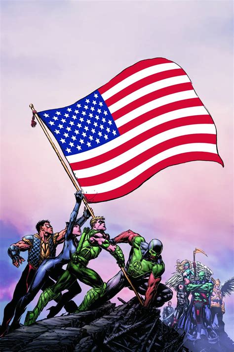 Justice League Of America State Flag Covers At Cnj Comics