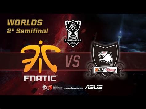 Fnc Vs Koo Mapa Worlds Semifinal Mundiales League Of Legends