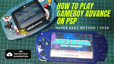 Psp Play Gameboy Advance On Psp Super Easy Gba Psp Tutorial Youtube