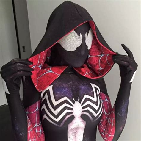 Custom Made High Quality Yoy Zentai Symbiote Venom Gwen Purple