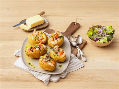 Seafood Stuffed Baked Potatoes Recipe Idea Grand Fermage