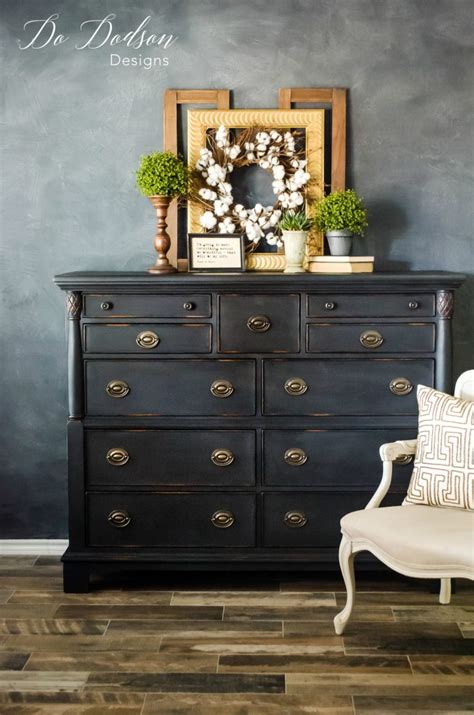 Tips For An Effortless Wet Distressed Dresser - Do Dodson Designs