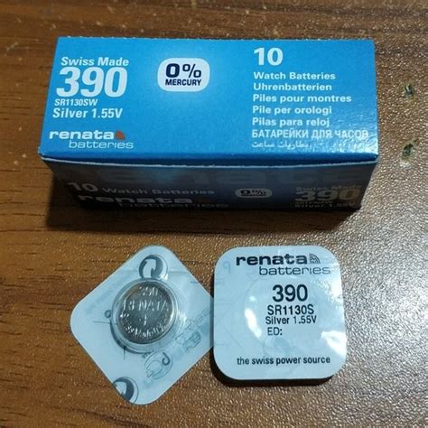 Jual BATTERY RENATA 390 SR1130SW ORIGINAL Di Lapak F Watch Store