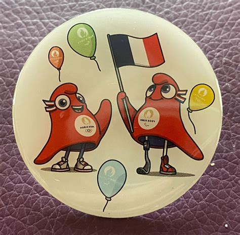 Paris 2024 — Olympic Mascots Pin Smt Duty Free