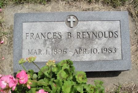 Frances Beatrice Maloney Reynolds 1896 1983 Mémorial Find a Grave