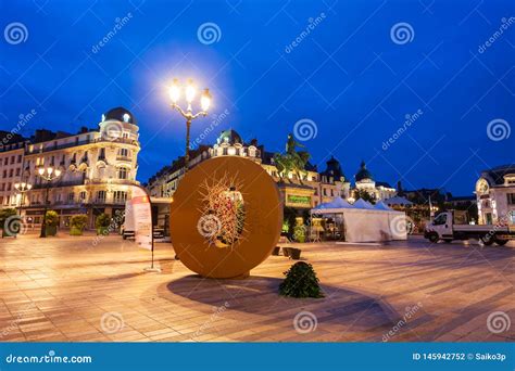 Place Du Martroi Square Orleans Stock Photo Image Of Street