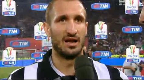 Giorgio Chiellini Interview After The Final Juventus V Lazio 20 05