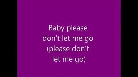 Olly Murs Please Dont Let Me Go Lyrics Youtube