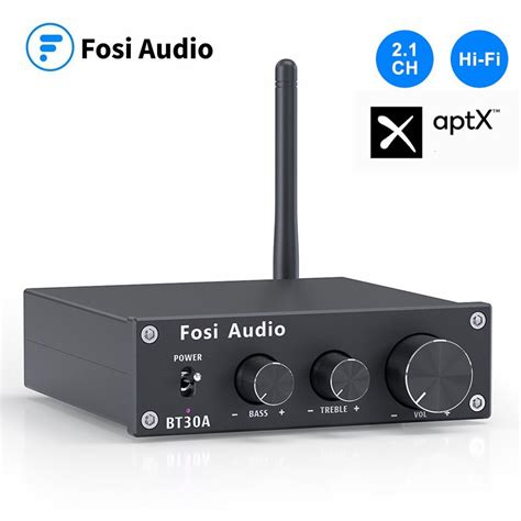 Fosi Audio Bluetooth Amplifier HiFi 2 1 Channel 50Wx2 100W TPA3116D2